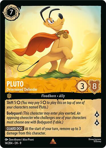 Lorcana - Pluto - Determined Defender - Fabled (9)
