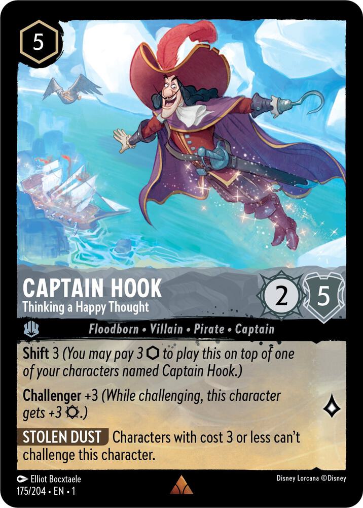 Lorcana - Captain Hook - Thinking a Happy Thought - The First Chapter (1)