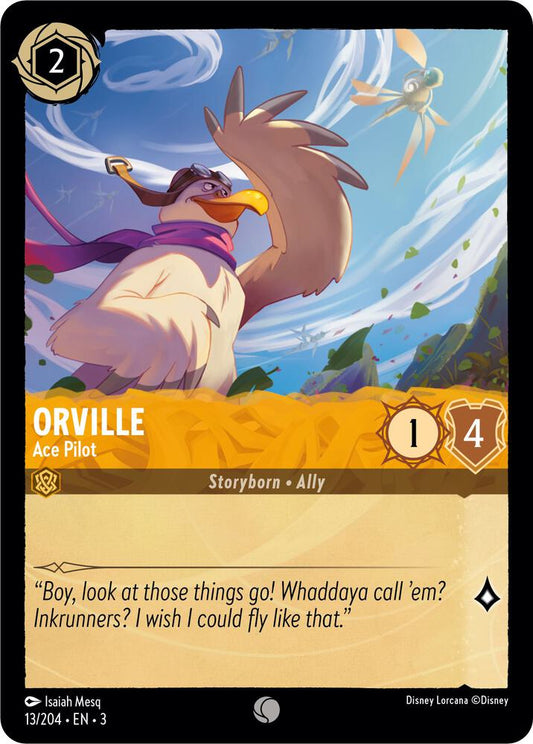 Lorcana - Orville - Ace Pilot - Cold Foil - Into the Inklands (3)