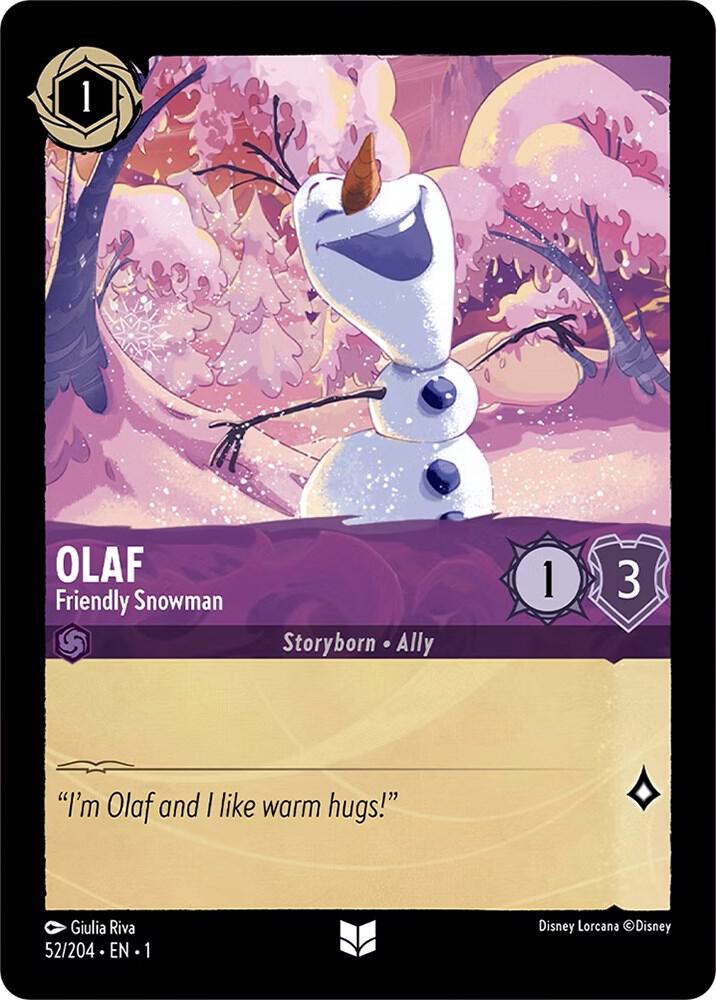 Lorcana - Olaf - Friendly Snowman - The First Chapter (1)