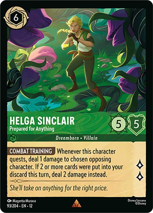Lorcana - Helga Sinclair - Prepared for Anything - Wilds Unknown (12)
