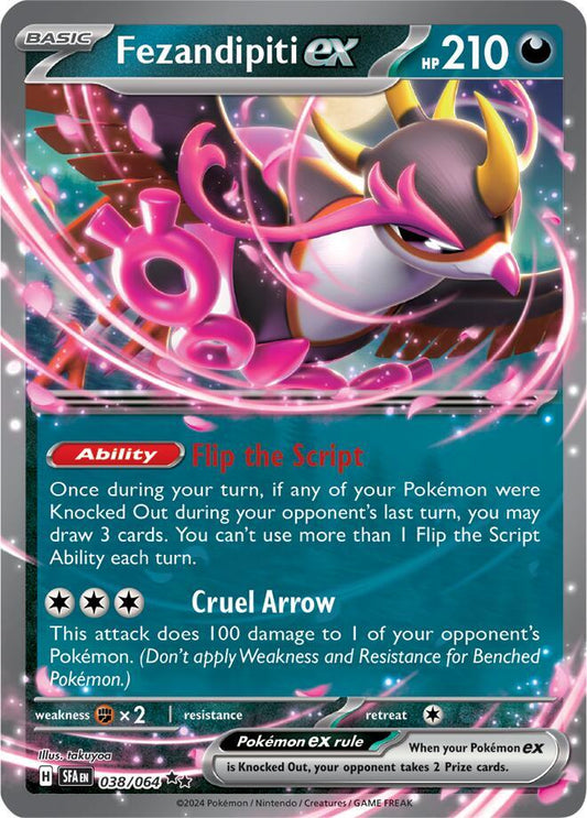 Pokemon - Fezandipiti ex - 038/064 - SV: Shrouded Fable (SFA)