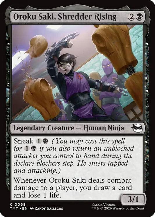 MTG - Oroku Saki, Shredder Rising - Teenage Mutant Ninja Turtles (TMT)