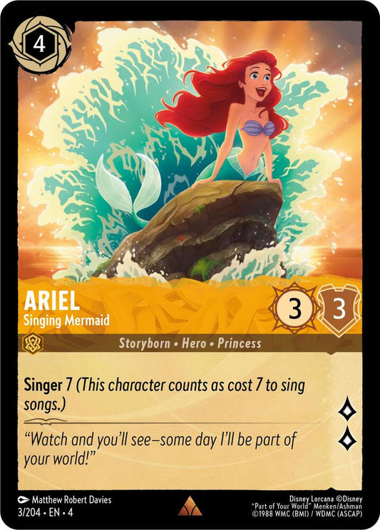 Lorcana - Ariel - Singing Mermaid - Ursula's Return (4)