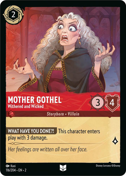 Lorcana - Mother Gothel - Withered and Wicked - Rise of the Floodborn (2)