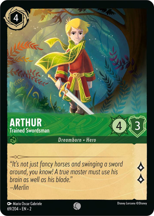 Lorcana - Arthur - Trained Swordsman - Rise of the Floodborn (2)
