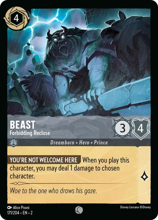 Lorcana - Beast - Forbidding Recluse - Rise of the Floodborn (2)