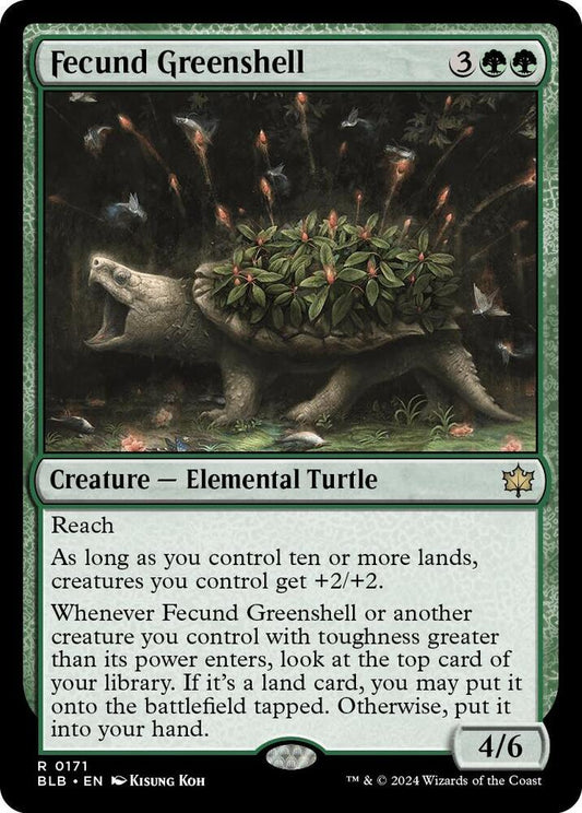 MTG - Fecund Greenshell - Bloomburrow (BLB)