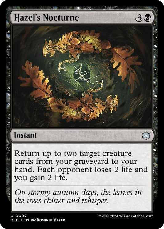 MTG - Hazel's Nocturne - Bloomburrow (BLB)