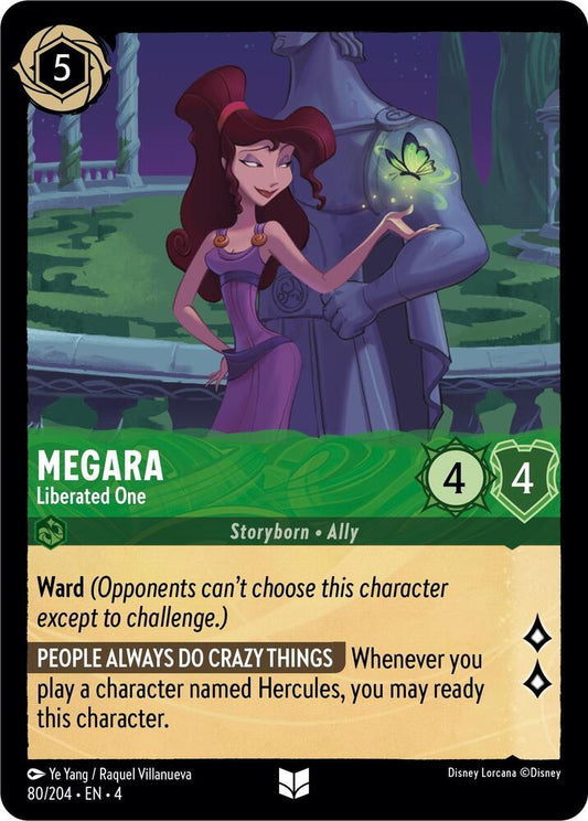 Lorcana - Megara - Liberated One - Cold Foil - Ursula's Return (4)