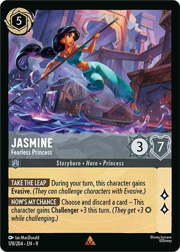 Lorcana - Jasmine - Fearless Princess - Fabled (9)