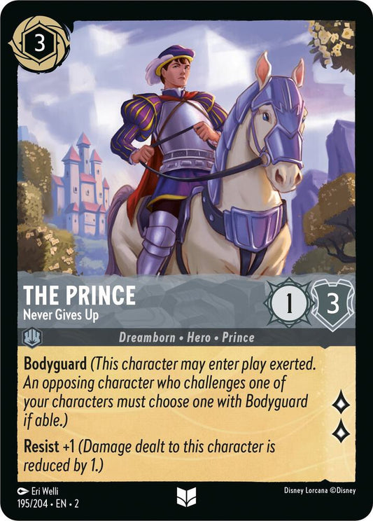 Lorcana - The Prince - Never Gives Up - Rise of the Floodborn (2)