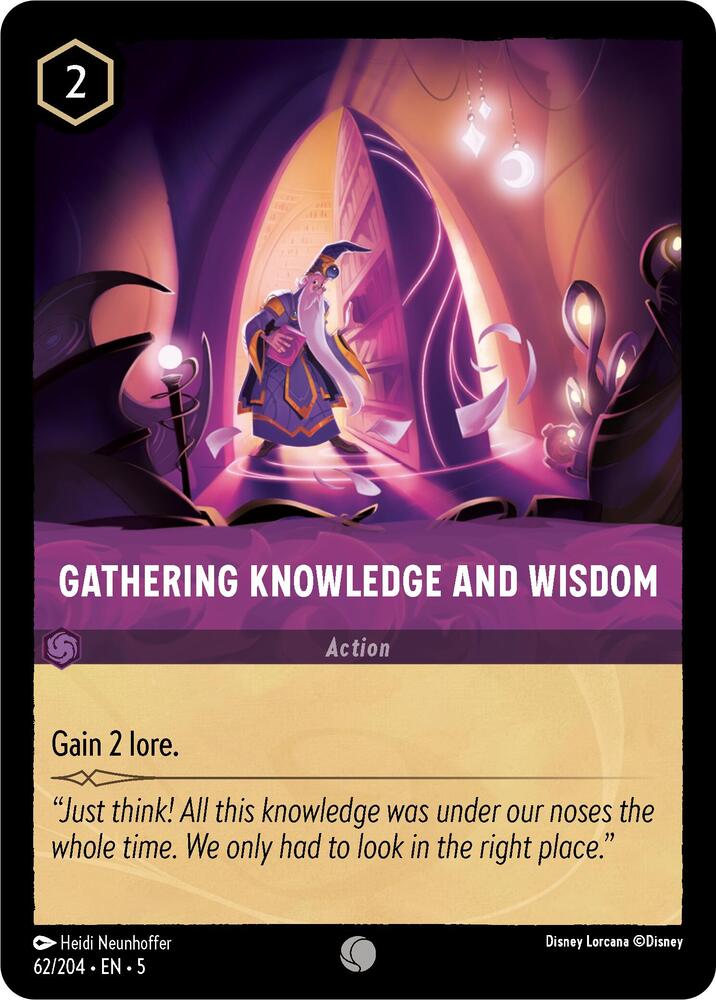 Lorcana - Gathering Knowledge and Wisdom - Shimmering Skies (5)