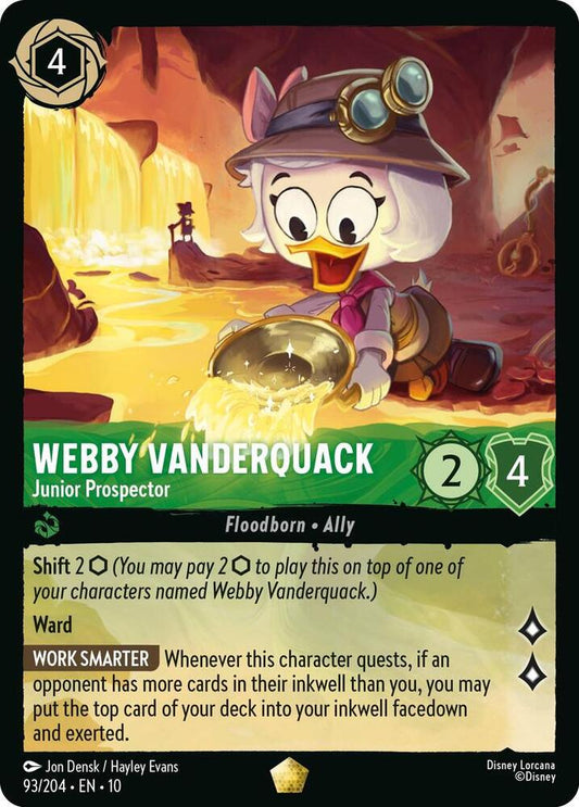 Lorcana - Webby Vanderquack Junior Prospector - Whispers in the Well (10)