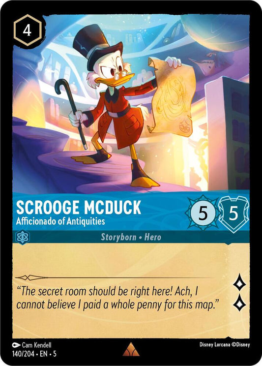 Lorcana - Scrooge McDuck - Afficionado of Antiquities - Shimmering Skies (5)
