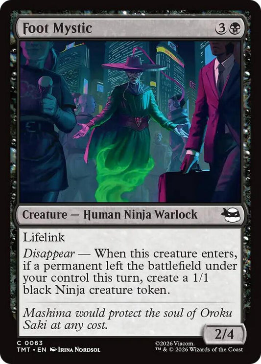 MTG - Foot Mystic - Teenage Mutant Ninja Turtles (TMT)