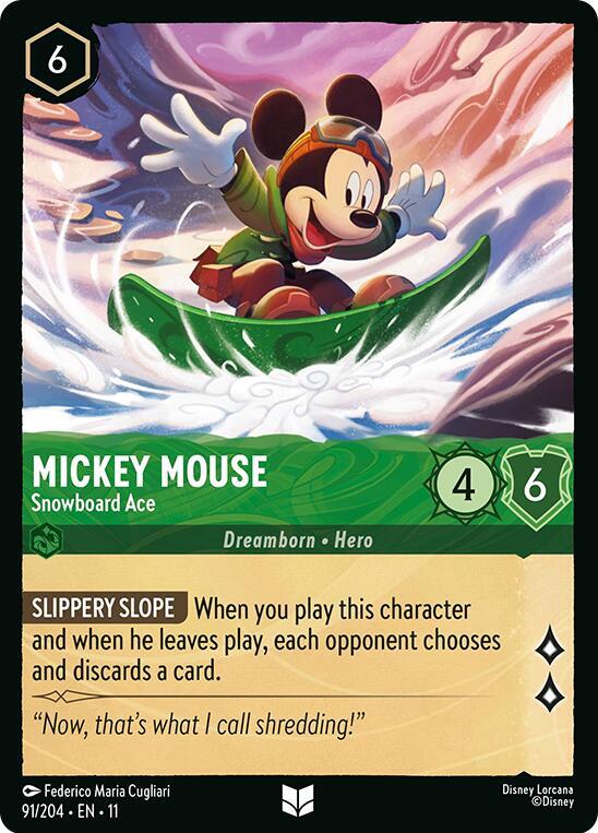 Lorcana - Mickey Mouse - Snowboard Ace - Winterspell (11)