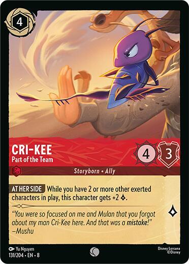 Lorcana - Cri-Kee - Part of the Team - Reign of Jafar (8)