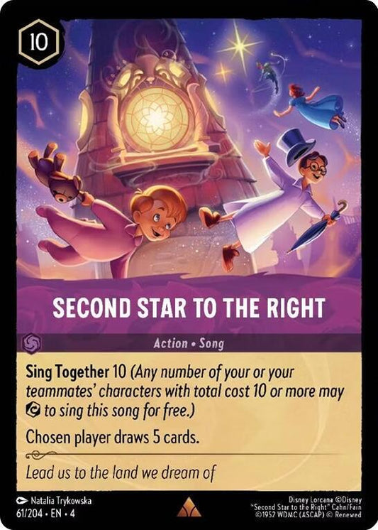 Lorcana - Second Star to the Right - Cold Foil - Ursula's Return (4)