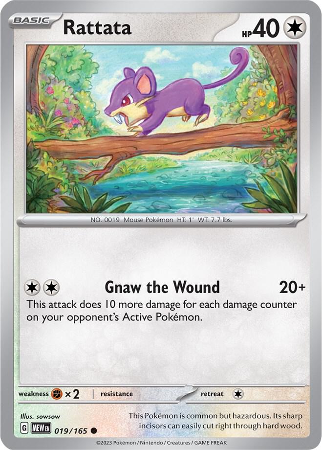 Pokemon - Rattata - SV: Scarlet & Violet 151 (MEW)