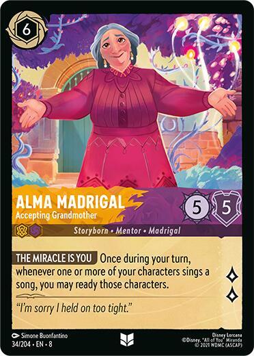Lorcana - Alma Madrigal Accepting Grandmother -  Reign of Jafar
