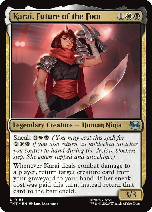 MTG - Karai, Future of the Foot - Teenage Mutant Ninja Turtles (TMT)