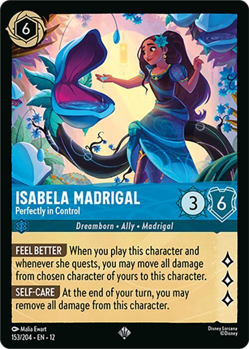 Lorcana - Isabela Madrigal - Perfectly in Control - Wilds Unknown (12)