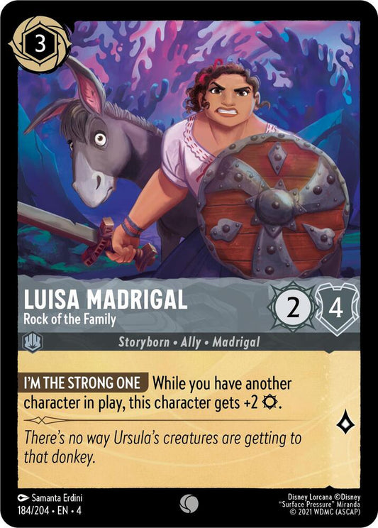 Lorcana - Luisa Madrigal - Rock of the Family - Cold Foil - Ursula's Return (4)