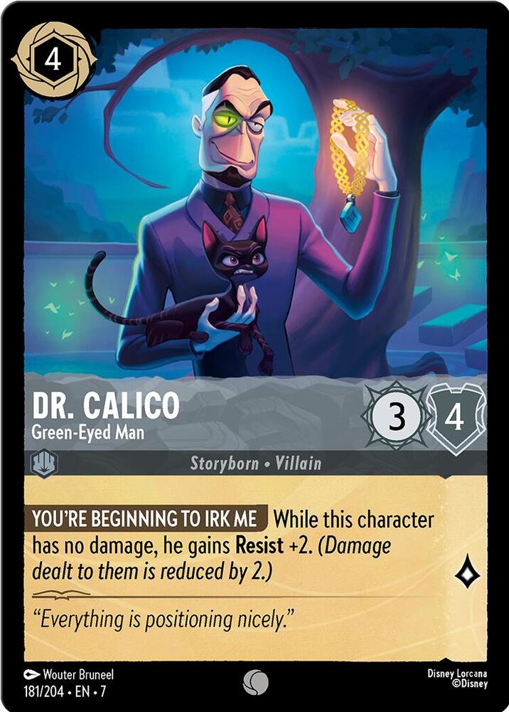 Lorcana - Dr. Calico - Green-Eyed Man - Archazia's Island (7)