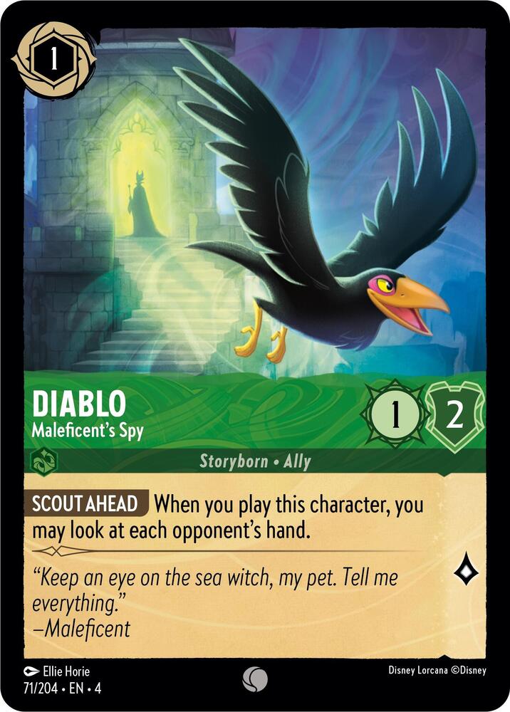 Lorcana - Diablo - Maleficent's Spy - Ursula's Return (4)
