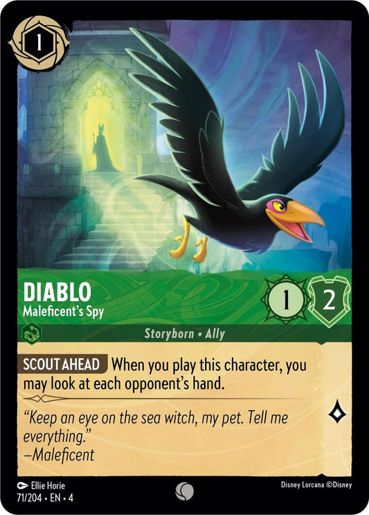 Lorcana - Diablo - Maleficent's Spy - Cold Foil - Ursula's Return (4)