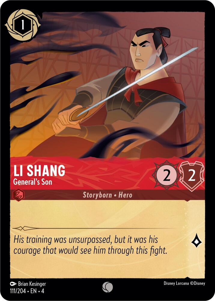 Lorcana - Li Shang - General's Son - Ursula's Return (4)