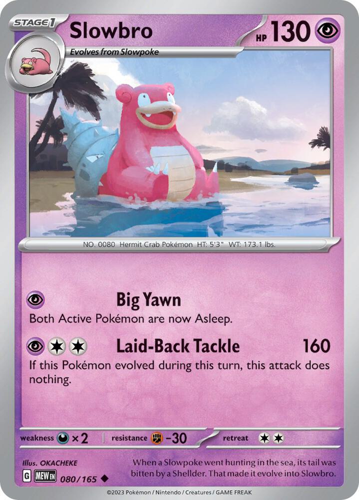 Pokemon - Slowbro - SV: Scarlet & Violet 151 (MEW)