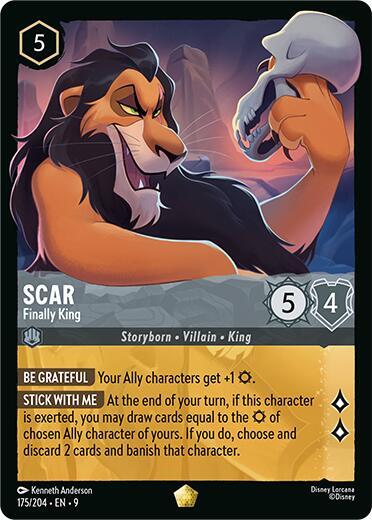 Lorcana - Scar - Finally King - Fabled (9)