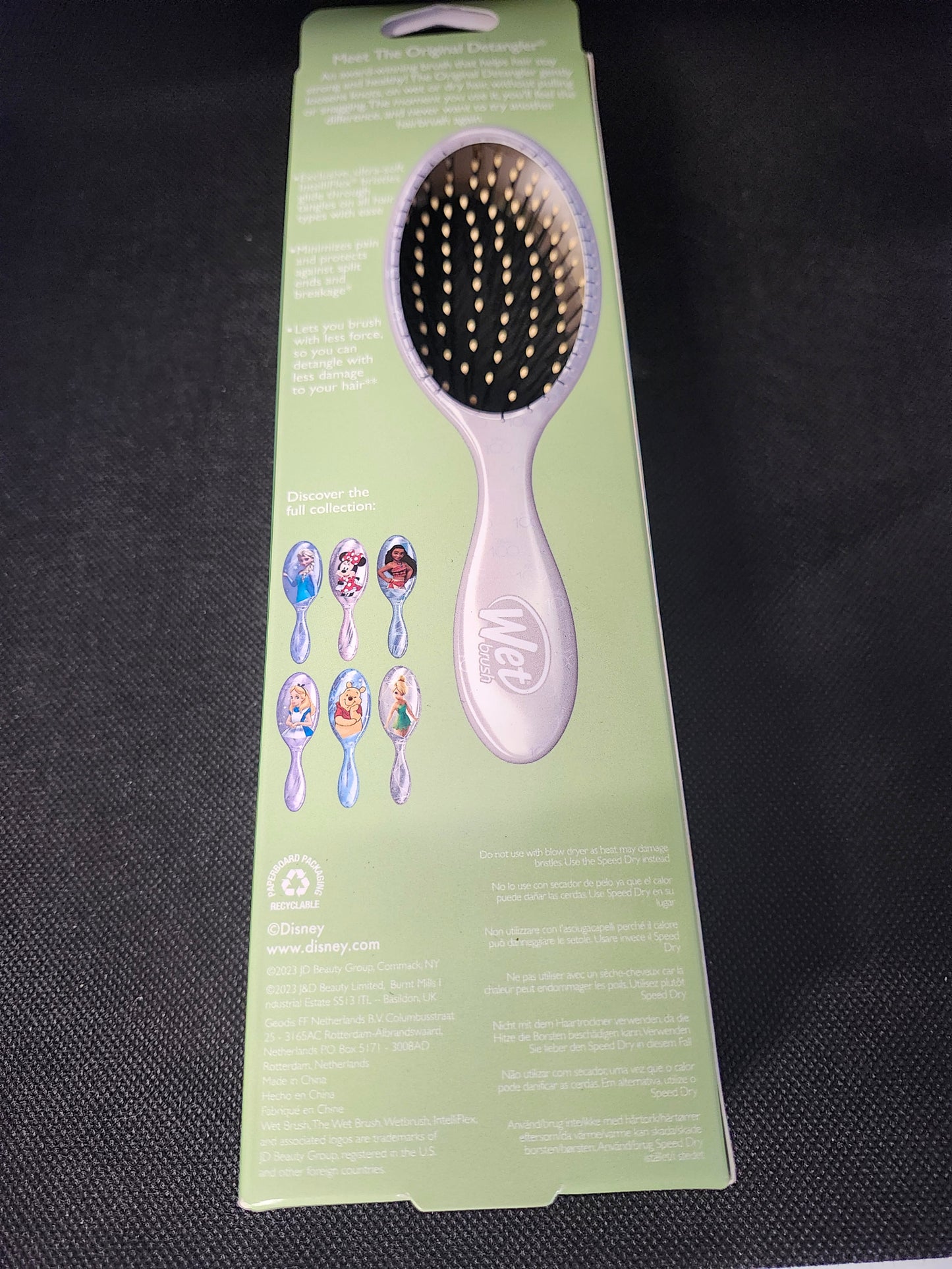 Disney Tinker Bell Wet Brush Original Detangler - 100% Happier Hair