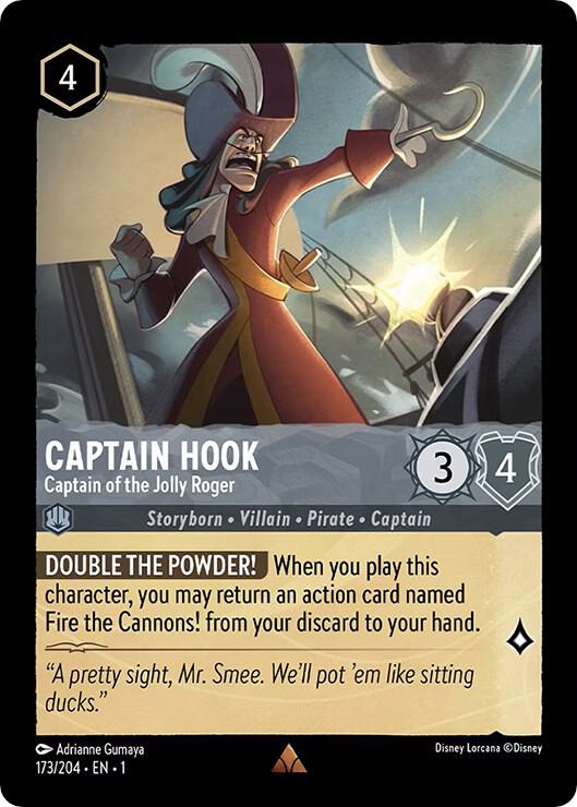Lorcana - Captain Hook - Captain of the Jolly Roger - The First Chapter (1)