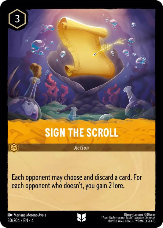 Lorcana - Sign the Scroll - Ursula's Return (4)