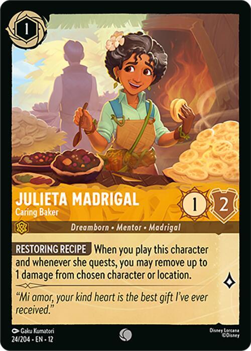 Lorcana - Julieta Madrigal - Caring Baker - Wilds Unknown (12)