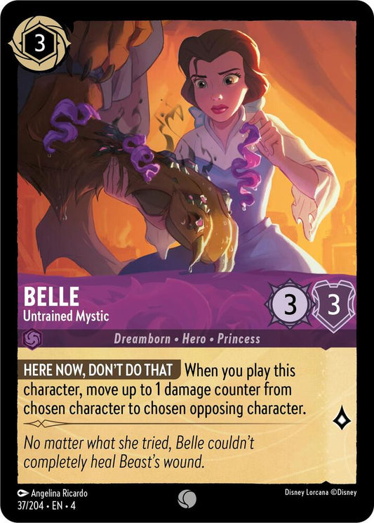 Lorcana - Belle - Untrained Mystic - Ursula's Return (4)
