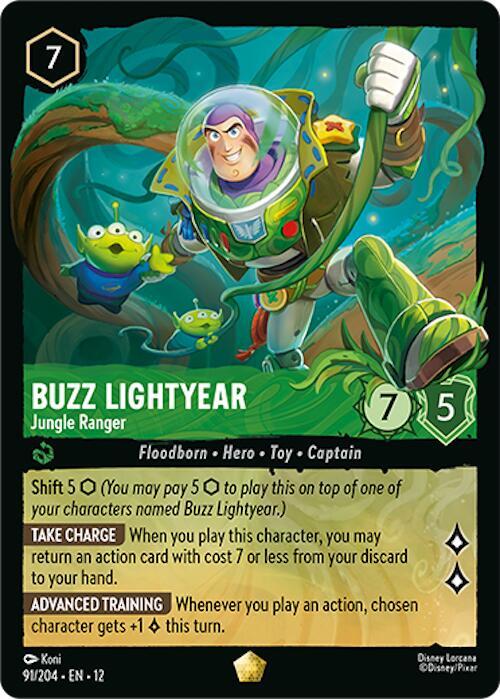 Lorcana - Buzz Lightyear - Jungle Ranger - Wilds Unknown (12)