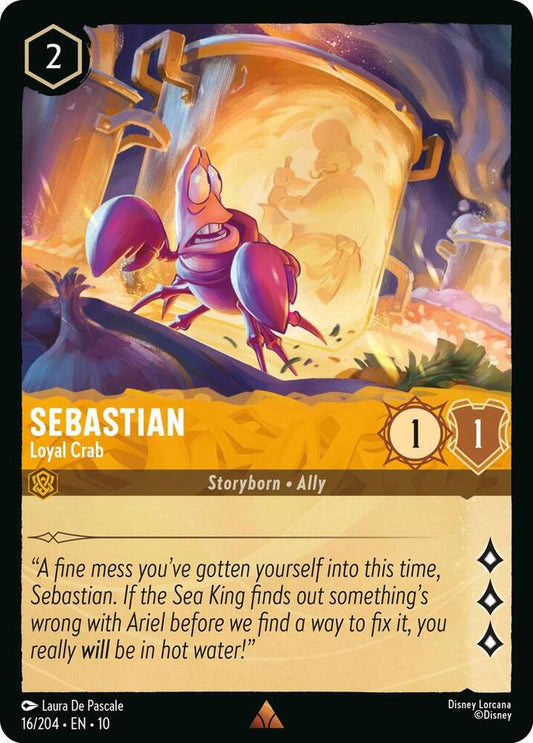 Lorcana - Sebastian Loyal Crab - Whispers in the Well (10)