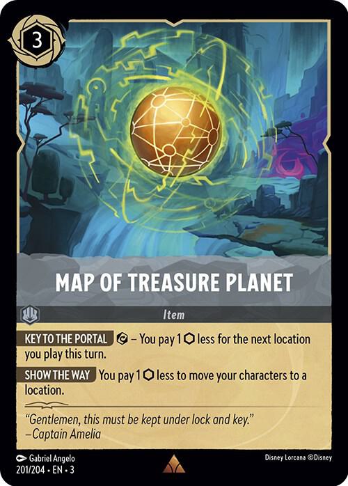 Lorcana - Map of Treasure Planet - Into the Inklands (3)