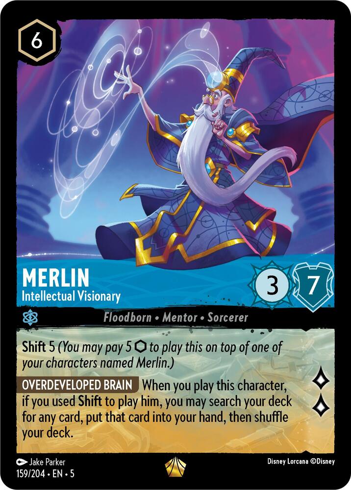 Lorcana - Merlin - Intellectual Visionary - Shimmering Skies (5)