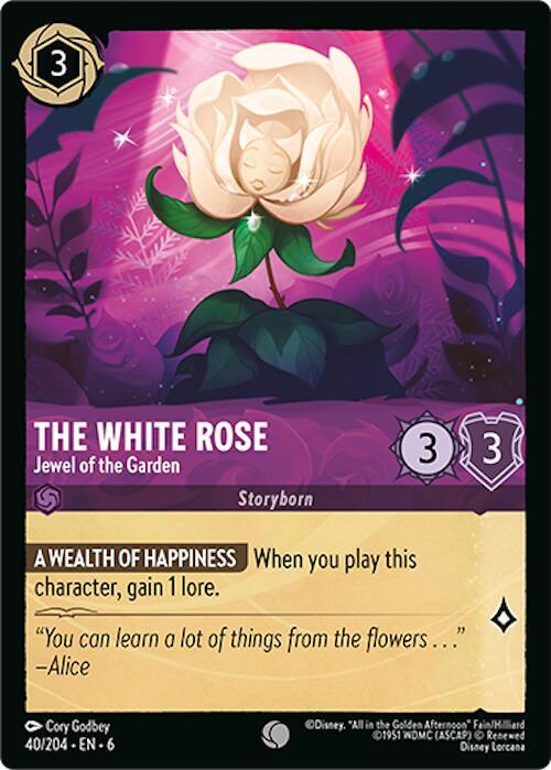 Lorcana - The White Rose - Jewel of the Garden - Azurite Sea (6)