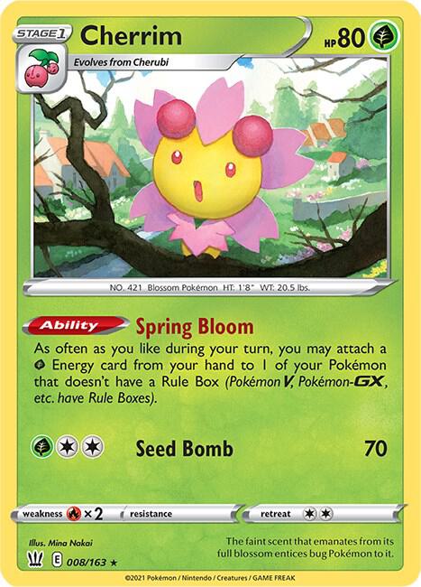 Pokemon - Cherrim - SWSH05: Battle Styles (SWSH05) Holofoil
