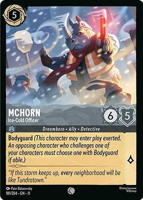 Lorcana - McHorn - Ice-Cold Officer - Winterspell (11)