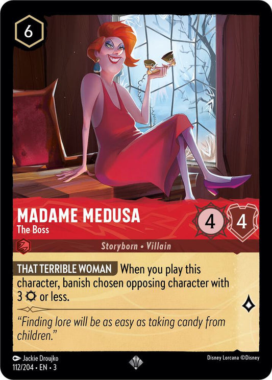 Lorcana - Madame Medusa - The Boss - Cold Foil - Into the Inklands (3)