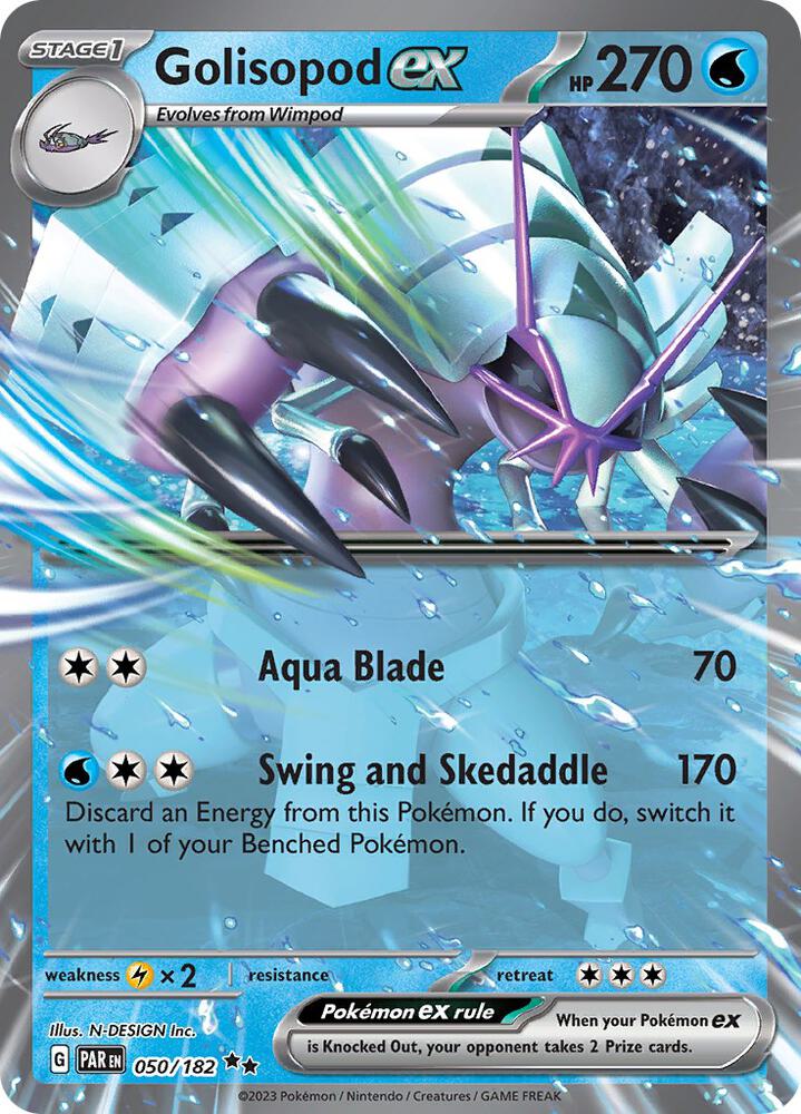 Pokemon - Golisopod ex - 050/182 - SV04: Paradox Rift (PAR)
