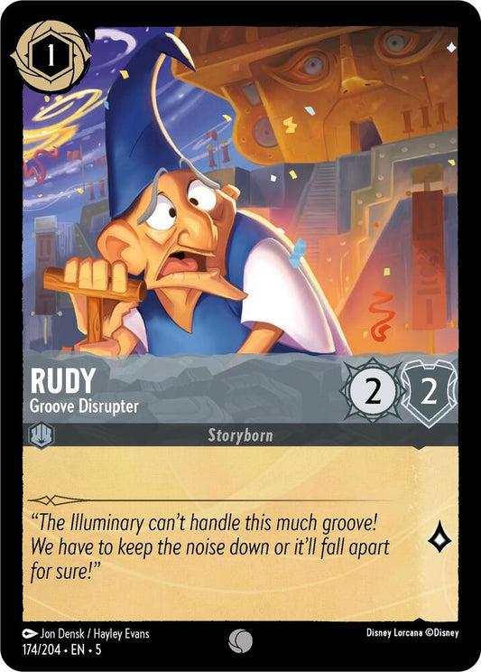 Lorcana - Rudy - Groove Disrupter - Cold Foil  - Shimmering Skies (5)