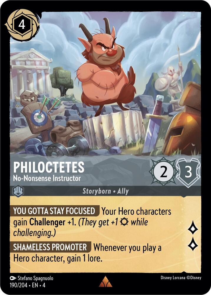 Lorcana - Philoctetes - No-Nonsense Instructor - Ursula's Return (4)